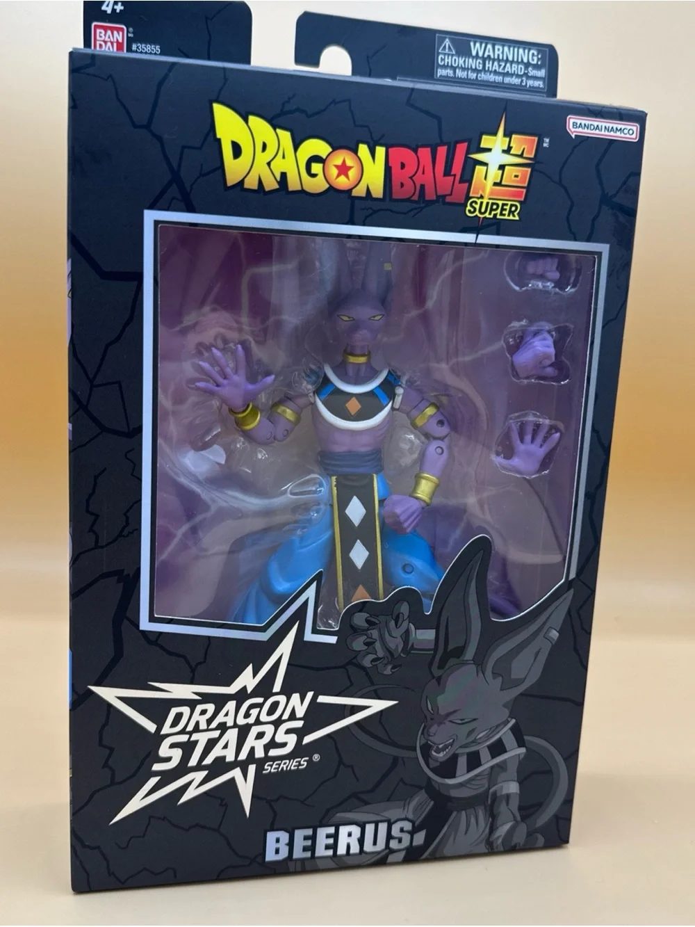 Dragon Ball Z Super Dragon Stars Beerus Action Figure Bandai Complete
